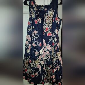 Talbots Navy Floral Dress